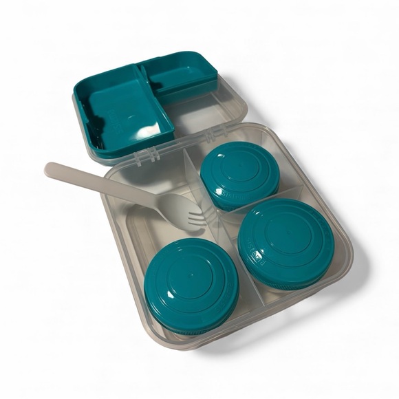 ⭐️ Sistema Bento Box Lunch Box With 3 Side Containers (10 Pieces) - Picture 2 of 3